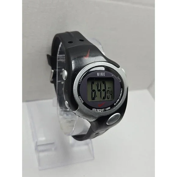 Vintage Rare Nike Triax 120 Lap Digital Running Watch 100M New Battery